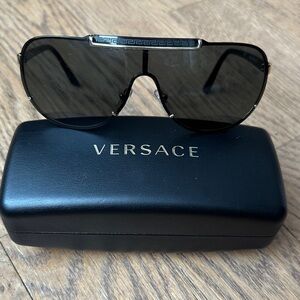 Versace VE2140 Shield Sunglasses – Made in Italy